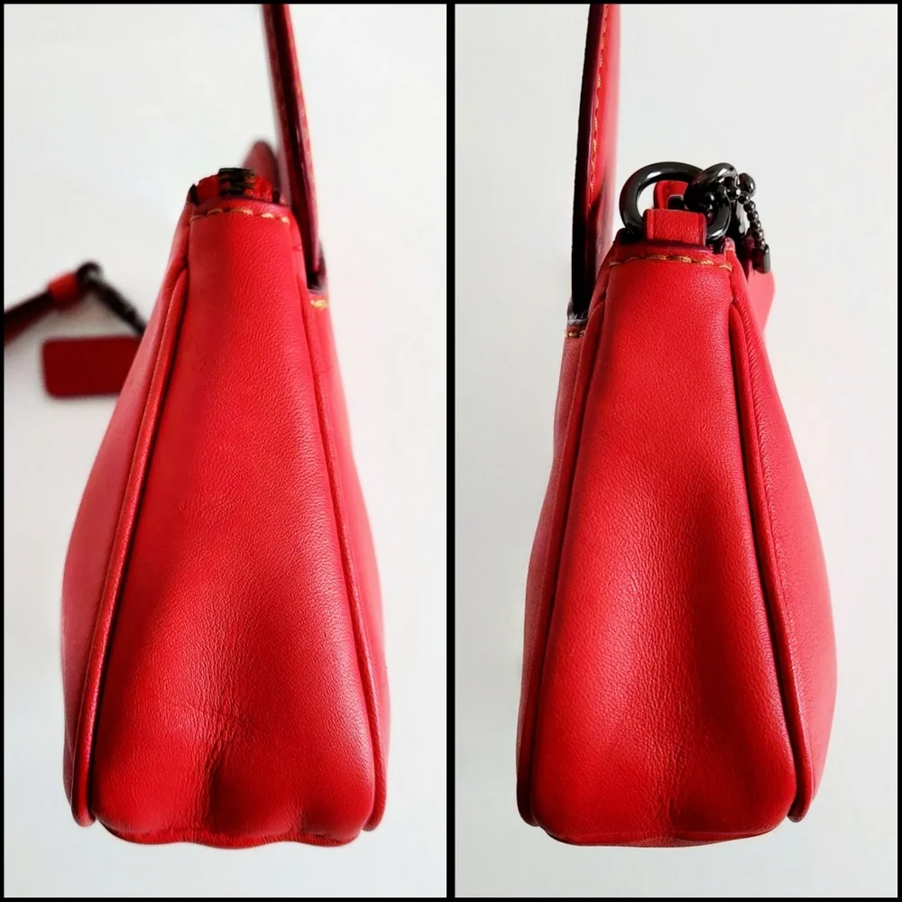 Coach × Disney Red Mickey Wristlet With Detachable Strap & Hang Tag - Picture 8 of 16